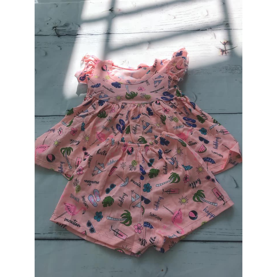 Đồ bộ mặc nhà vải thun cotton mát mẻ