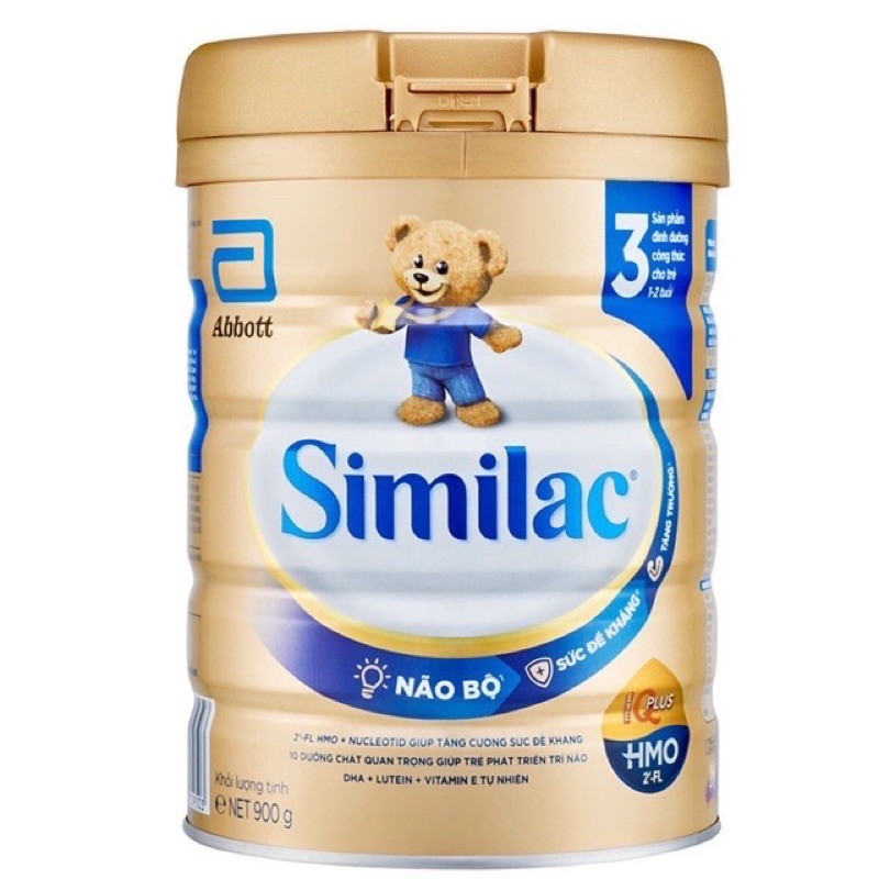 Sữa bột Similac IQ Plus HMO số 3 lon 900g