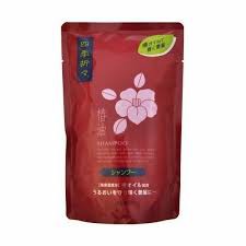 ☘️Hàng Nhật☘️Túi Dầu gội /xả chiết xuất từ dầu hoa trà Kumano 450ml