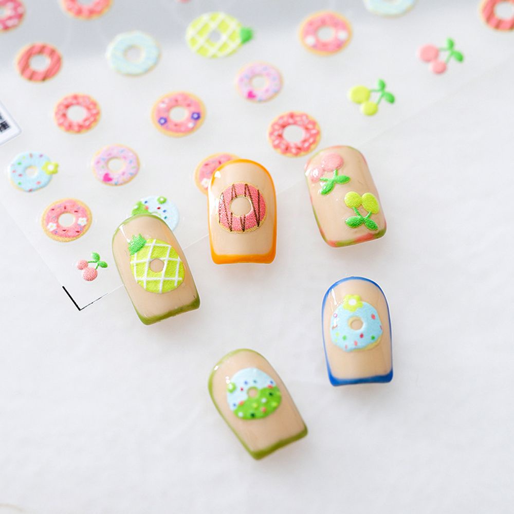 [Hàng mới về] Sticker dán móng trang trí họa tiết hoạt hình 5D đáng yêu