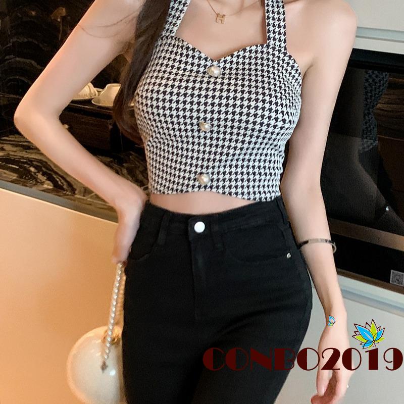 Áo nữ không tay cổ chữ V thời trang quyến rũ