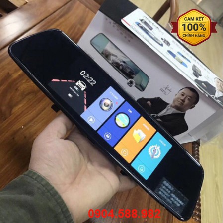 Camera Hành Trình Gương Anytek T77 Full HD- Camera ô tô ghi hình trước sau siêu nét | BigBuy360 - bigbuy360.vn