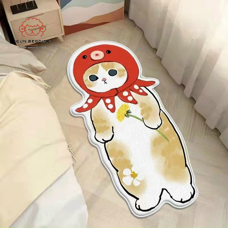 Thảm decor hình mèo IGUN BEDDING siêu đáng yêu