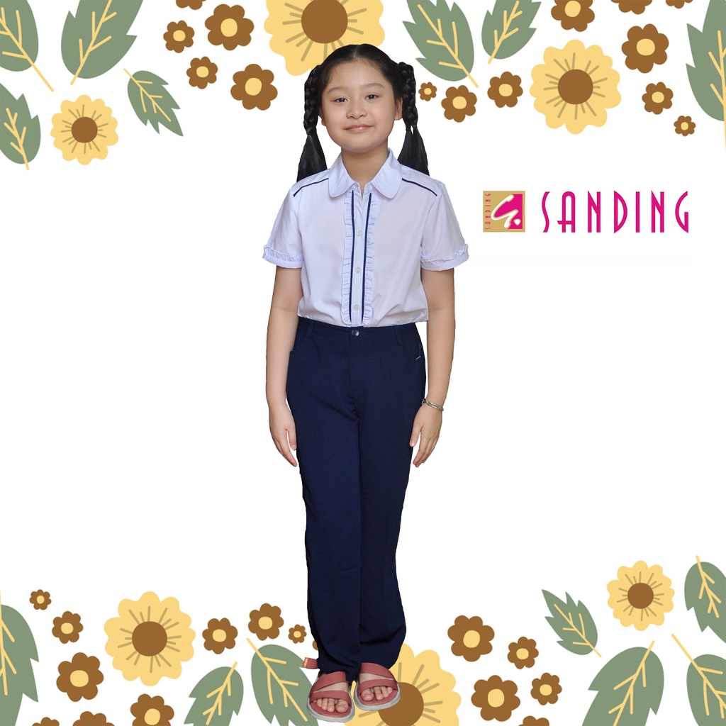 QUẦN HỌC SINH NỮ LƯNG THUN CẤP 1 & 2