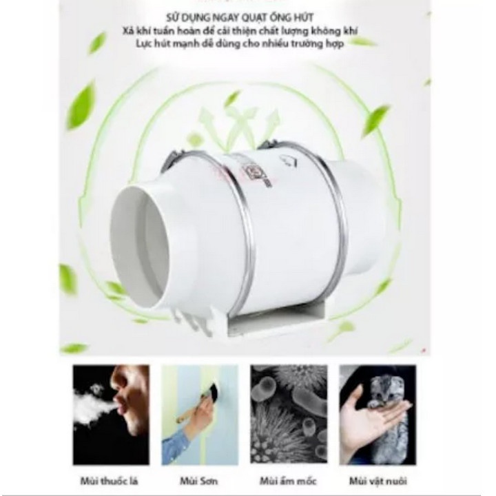 Quạt hút thông gió tròn Li Tâm HF-75 Silent ClearPower Retail Boss