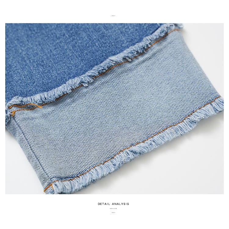 Quần Denim Ống Rộng Phong Cách Hàn Quốc Nhật Bản Mới 2022 Cho Bé Gái