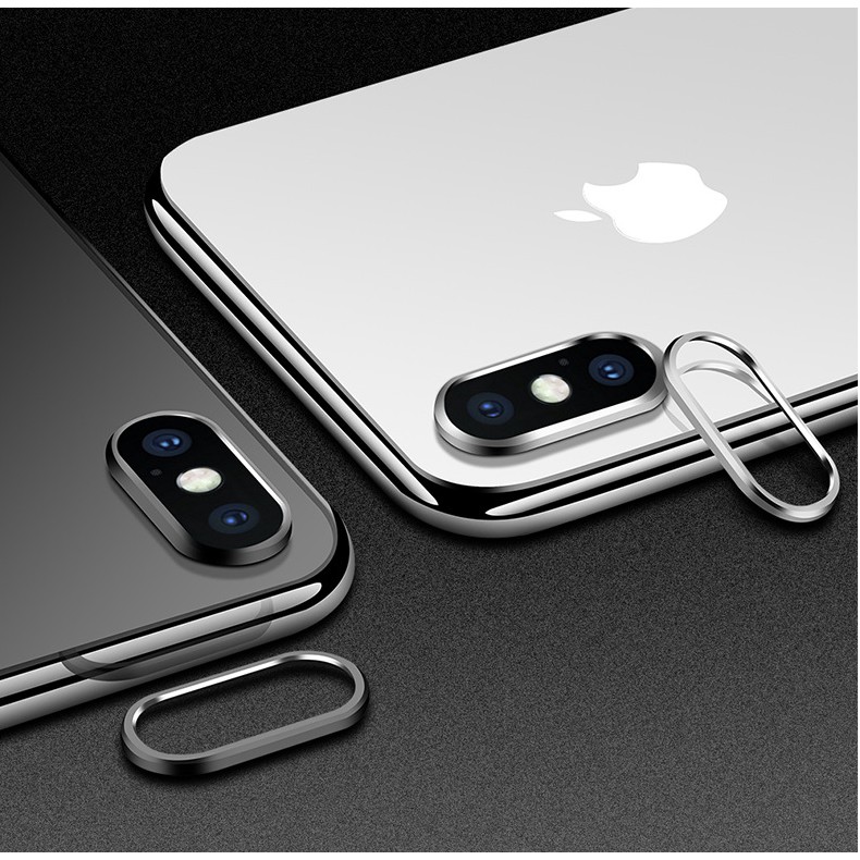 Viền nhôm chụp dán bảo vệ xung quanh cụm camera iphone 12promax,11,xsmax,x,xr,7p,8p,6p