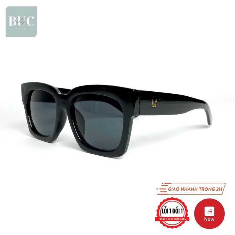 Kính mắt thời trang nhựa dáng vuông to BUCSHOP nam nữ | BigBuy360 - bigbuy360.vn