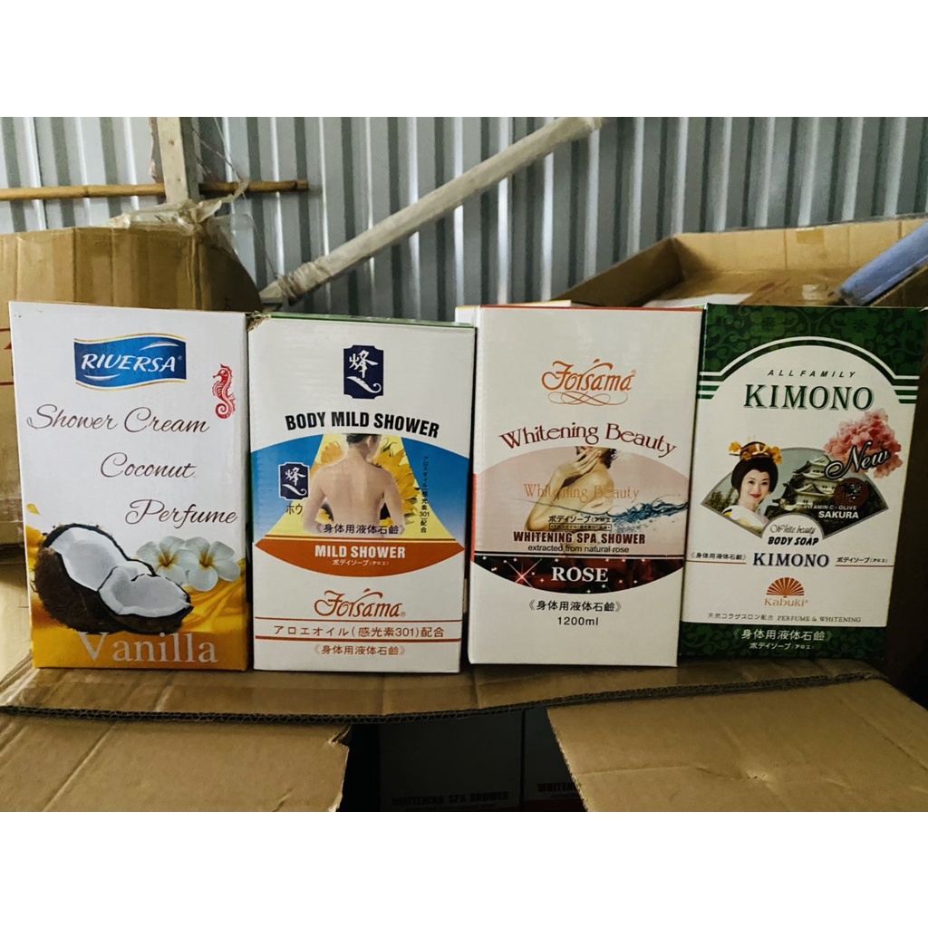 Sữa tắm Riversa Coco Japan 1.2L