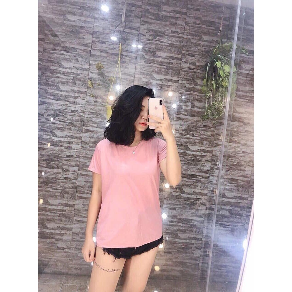 _ÁO_PHÔNG_GIẤY_TRƠN_CỔ_TIM_5_MÀU_HOT_HÌNH_100%_THẬT