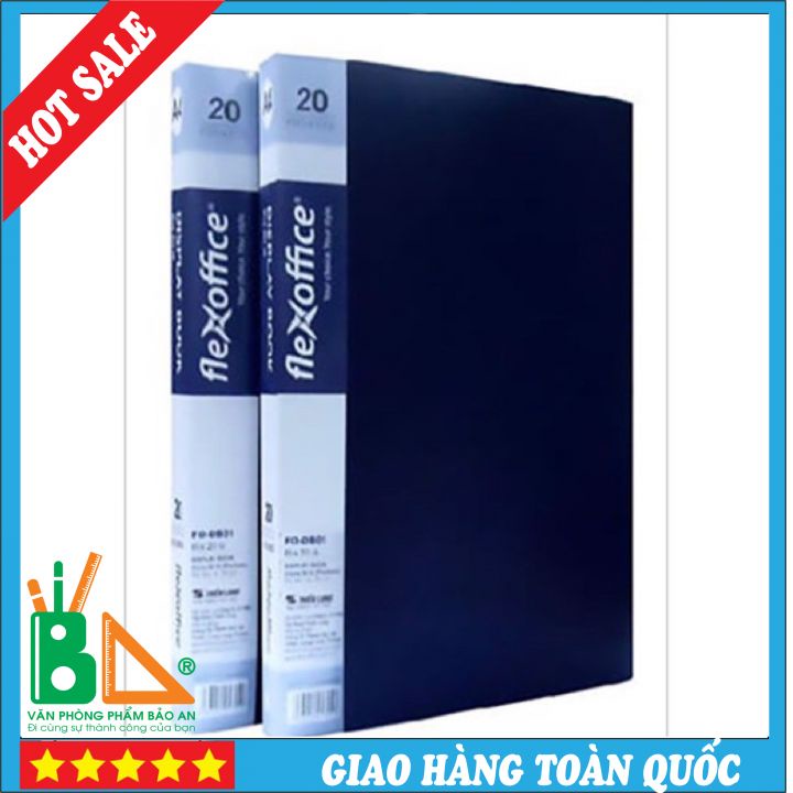 Bìa File Lá Đựng Tài Liệu 20/40 Lá FO ⚜️CHÍNH HÃNG⚜️