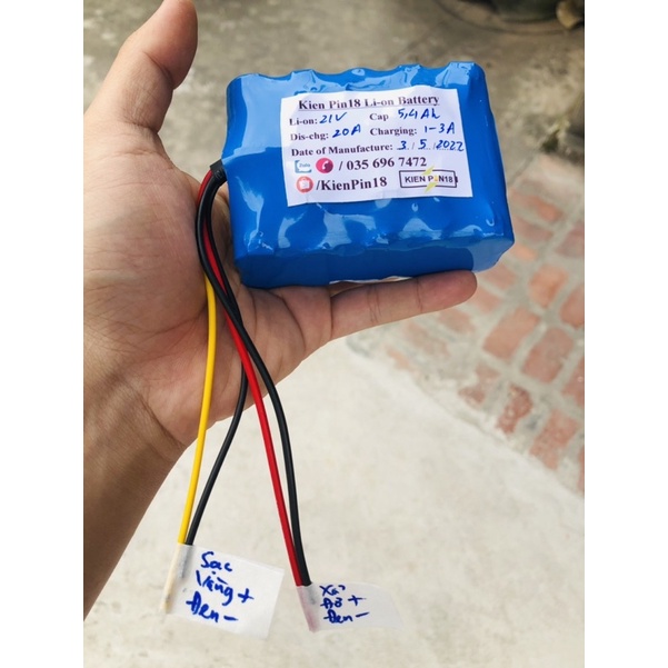 PIN 5s/18-21V Kèm mạch bảo vệ MỚI 100% DUNG LƯỢNG CỰC KHỦNG - XẢ CAO⚡️⚡️⚡️🔋🔋🔋5s1p5s2p5s3p