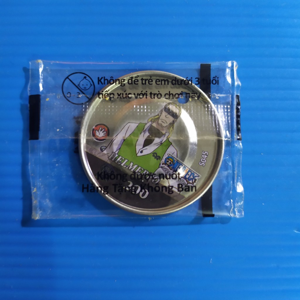 Thẻ Toonies One Piece màu bạc / vàng gold còn seal đồng xu tròn có lỗ Luffy mũ rơm bí ẩn hải trình