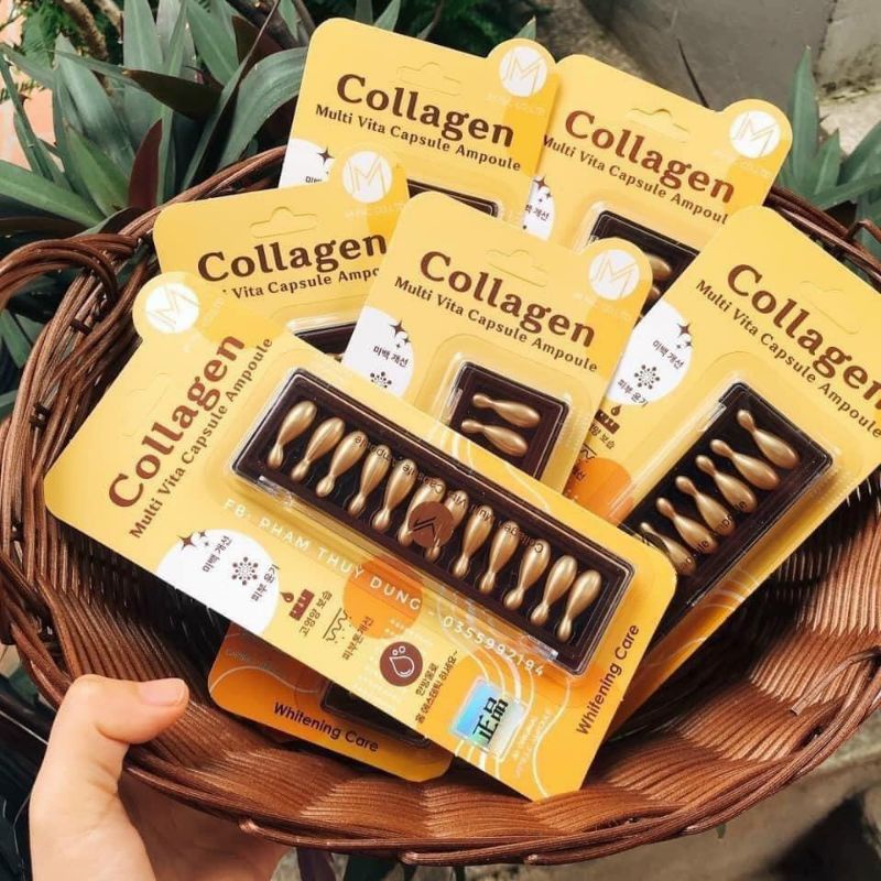 Serum Dưỡng Da Căng Bóng Collagen tươi Ammud – Multi Vita Ampoule Hàn Quốc