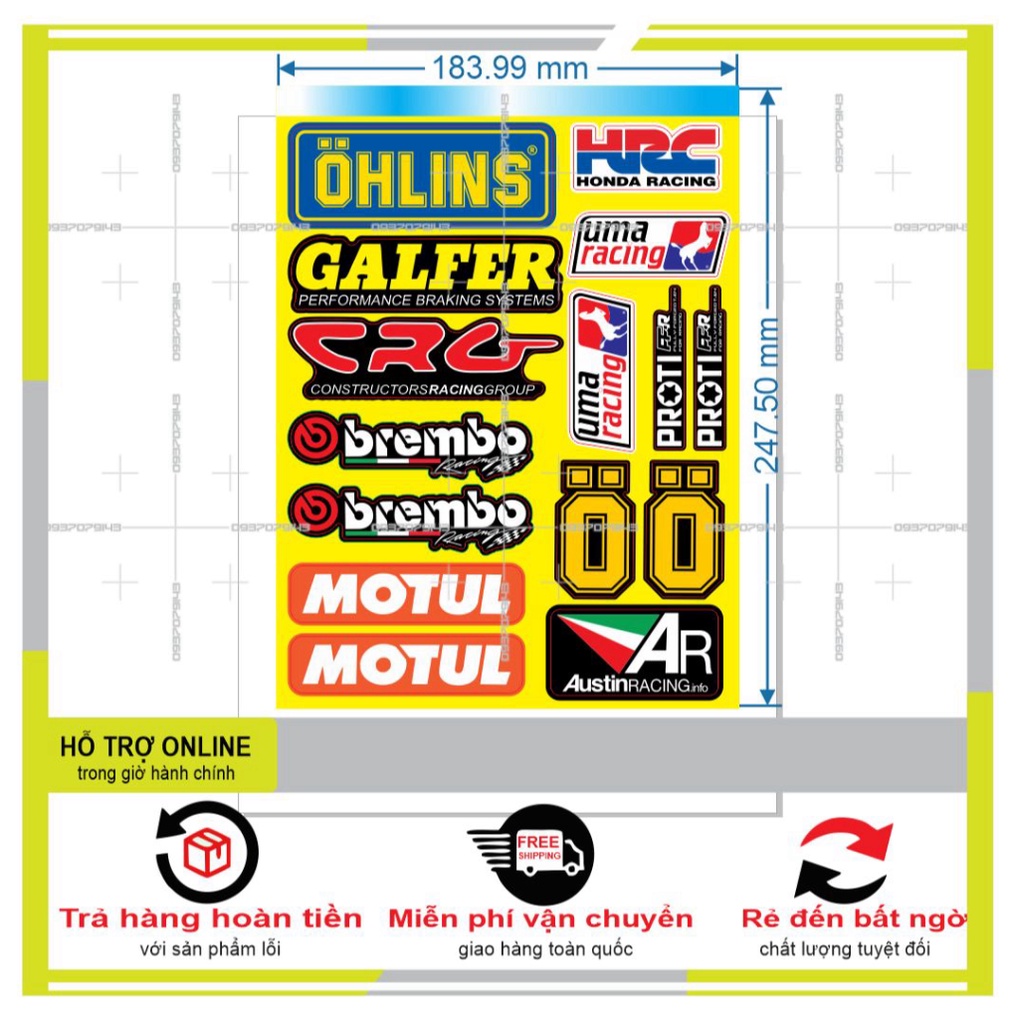 LOGO STICKER DÁN XE MÁY M60 - DUNG DECAL