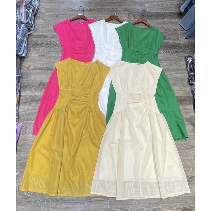 Váy lưới đan eo Kèm hoa siêu xinh