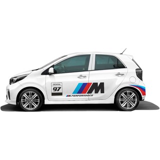 Tem dán sườn xe kia Morning thể thao (MIỄN PHÍ VẬN CHUYỂN TOÀN QUỐC)