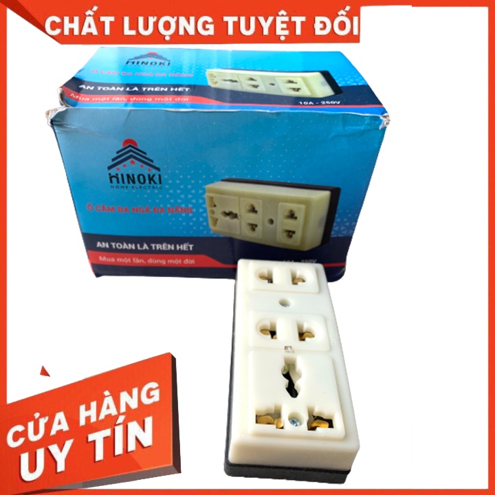 Ổ cắm 3 ngả đa năng 10A