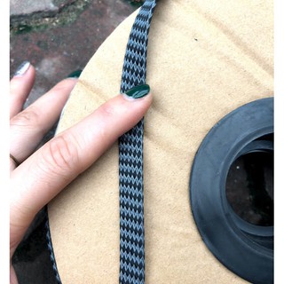 Dây xác rắn vải xám- hàng y hình-giá bán theo mét