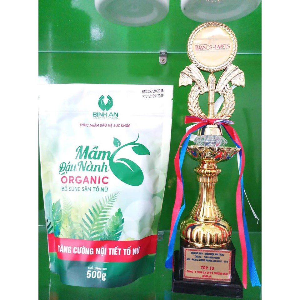 Mầm Đậu nành Organic - Thực phẩm bổ sung - Chính hãng công ty Bình An