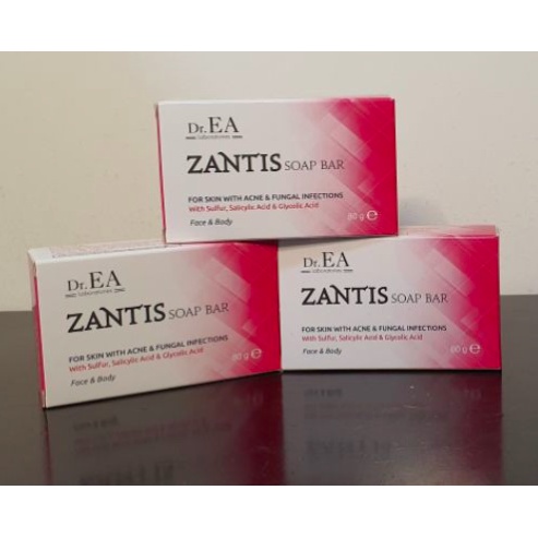 [CHÍNH HÃNG] xà phòng Zantis 80g hỗ trợ giảm mụn lưng và dày sừng nang lông