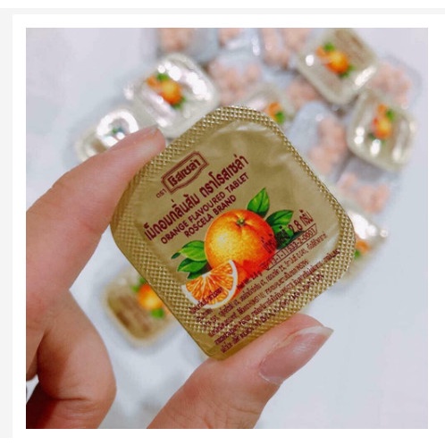 [Giá Sỉ] Lẻ 1 hộp kẹo tim C Thái Lan vị cam date mới