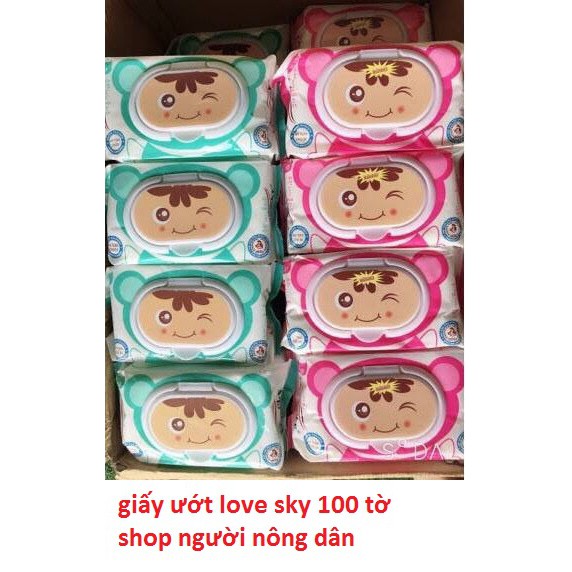 khăn giấy ướt sky 125 gram giá sĩ