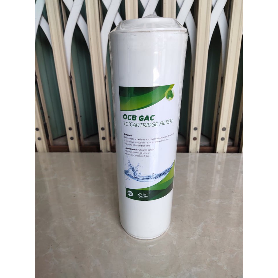 Combo bộ 3 lõi lọc nước RO số 1,2,3 10 inch chính hãng