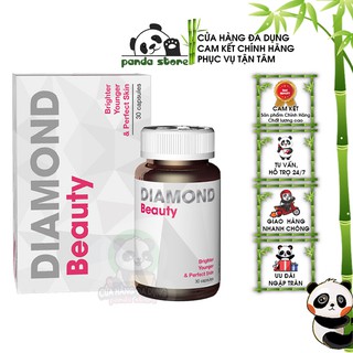 Viên uống trắng da chống nắng Diamond Beauty USA bổ sung collagen giúp đẹp da giảm nám tàn nhang và bổ sung nội tiết tố