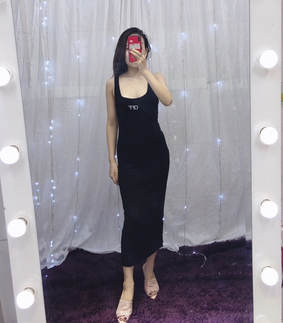 Váy off thun lạnh