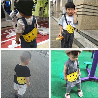 Túi đeo bụng cho bé, Túi xách mini, túi quai chéo mặt cười cho bé yêu
