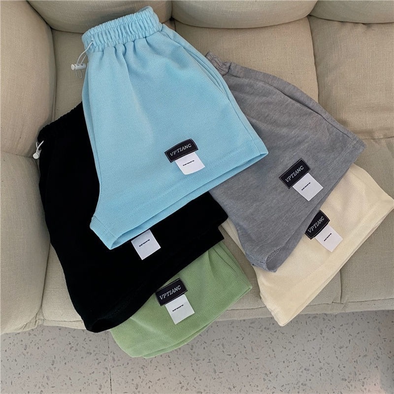 Quần Short Dây Rút In Họa Tiết Phong Cách Hàn Quốc Cho Nữ