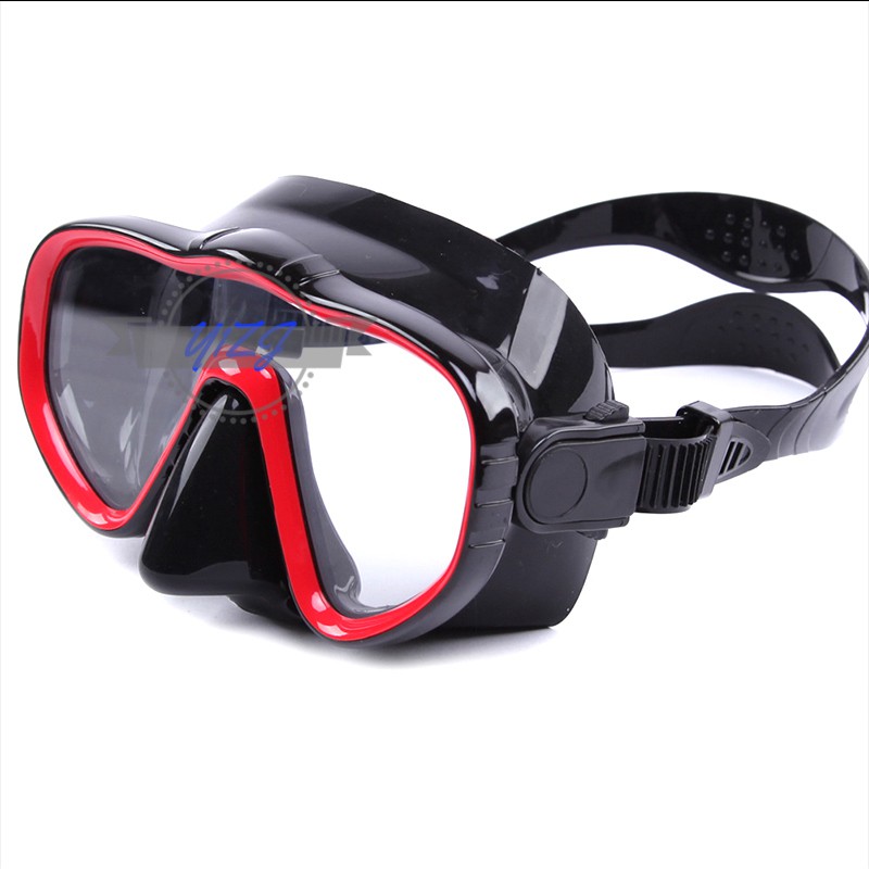 Y1ZJ Adult Swimming Goggles Crystal Clear Wide View Diving Glasses Snorkel Mask &amp;VN