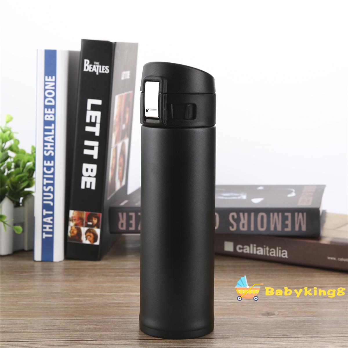 AA-Stainless Steel Travel Water Bottle 0.5L Water Mug Bottle Cup Thermos