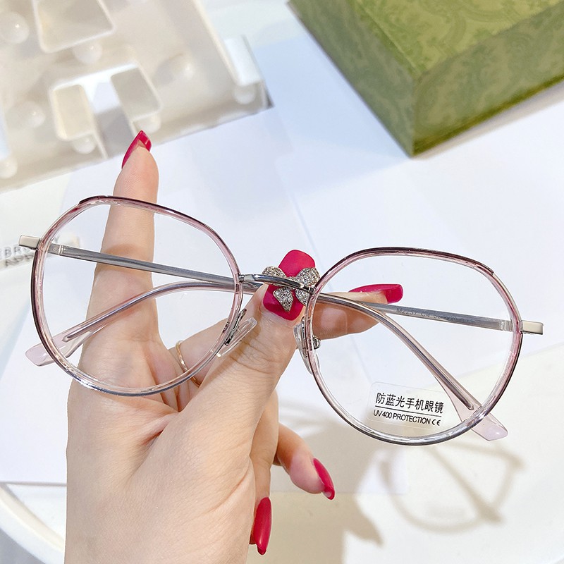 Mắt Kính Gọng Tròn Chống Ánh Sáng Xanh Jz2257 | BigBuy360 - bigbuy360.vn