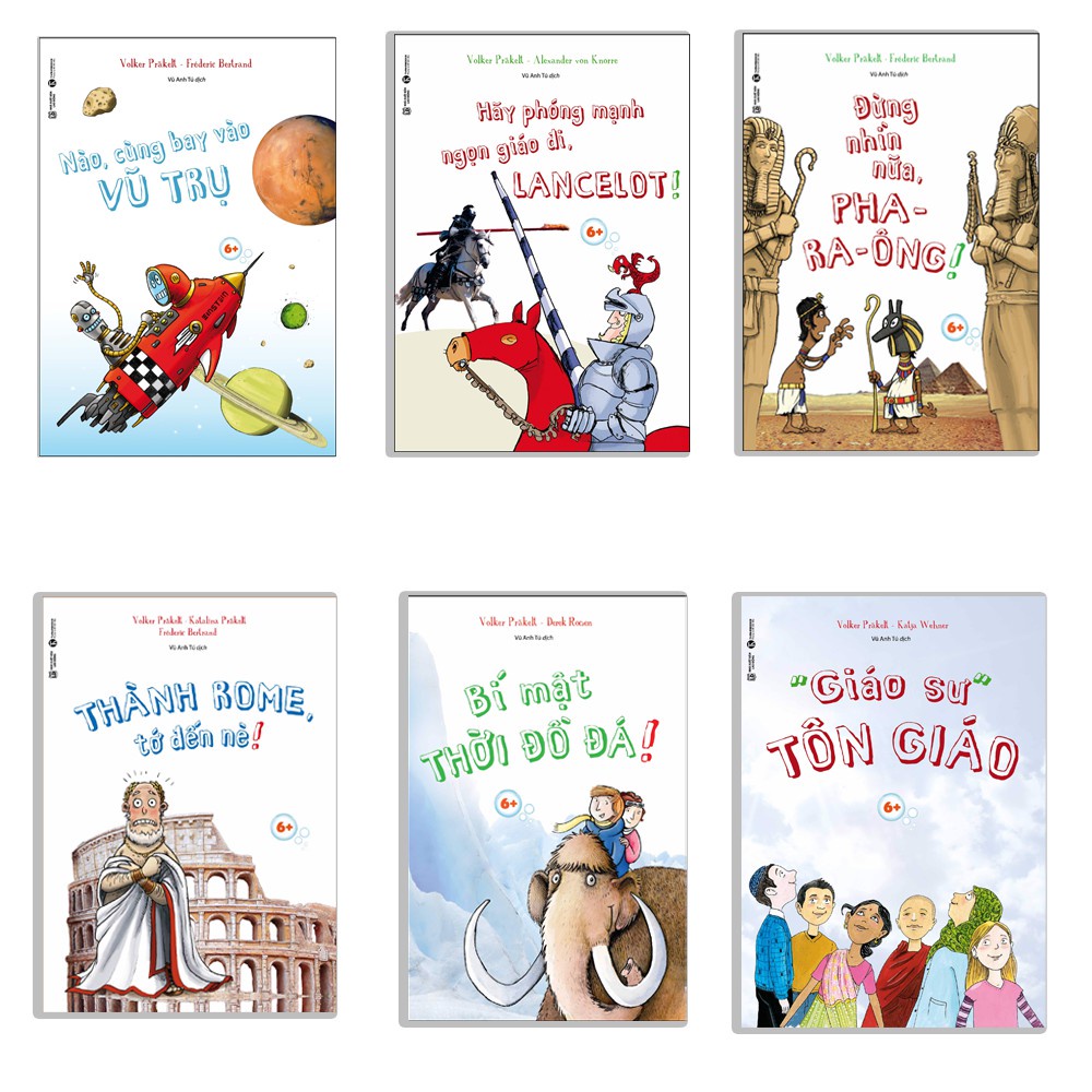 Sách - Combo Du hành vào vũ trụ nào ( trọn bộ 6 cuốn ) Tặng Kèm Bookmark