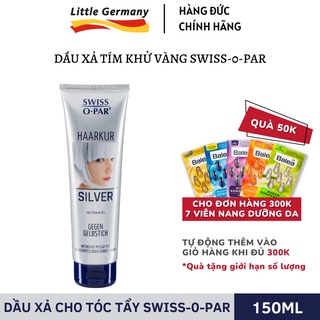 Dầu Xả Tím Khử Vàng Swiss-o-Par 2in1 - Bổ Sung Sắc Tím, Dưỡng Chất Và �Phục Hồi Tóc Tẩy, Giúp Tóc Mềm Mượt - Hàng Đức