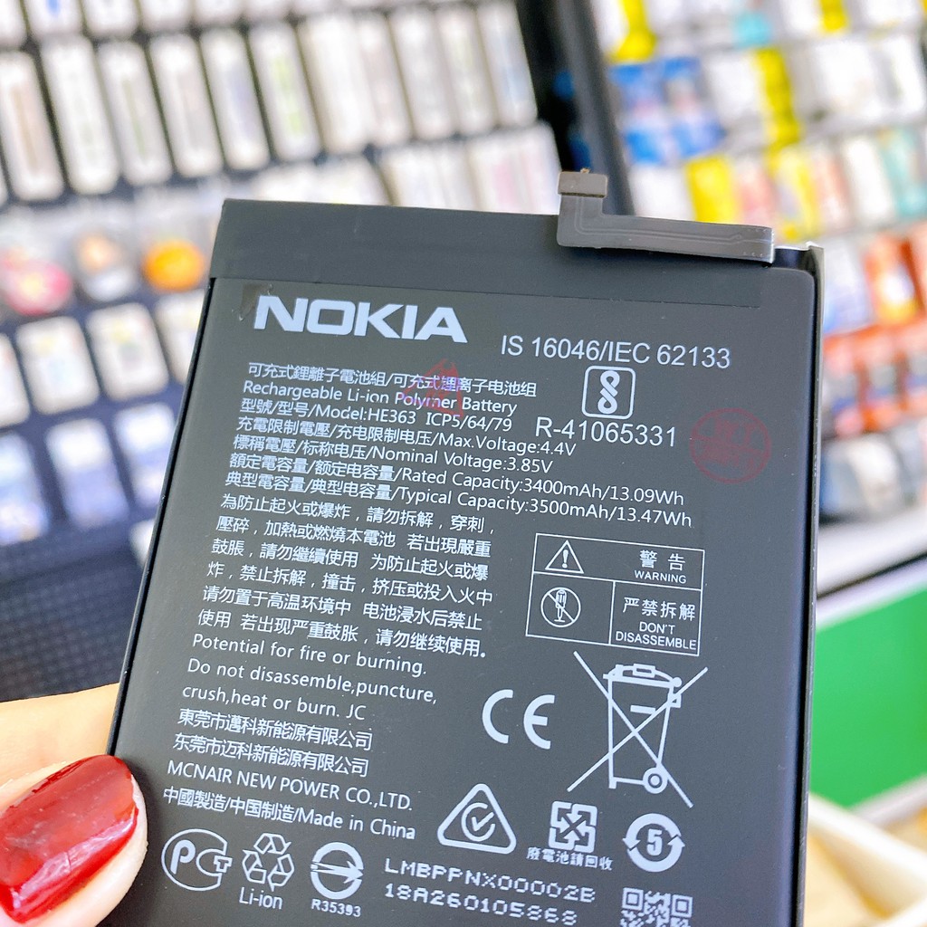 Pin Nokia 8.1 2018, battery Nokia 8.1, Nokia X7 2018 HE363 3400, 3500mAh