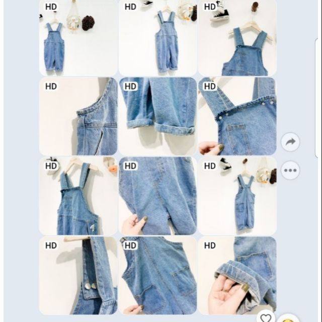 Yếm jean bs