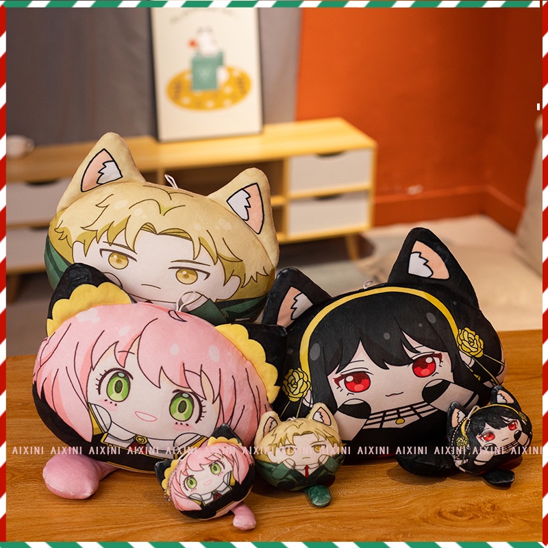 Gối Nhồi Bông Hình Nhân Vật Hoạt Hình Anya Spy X Đáng Yêu 30CM