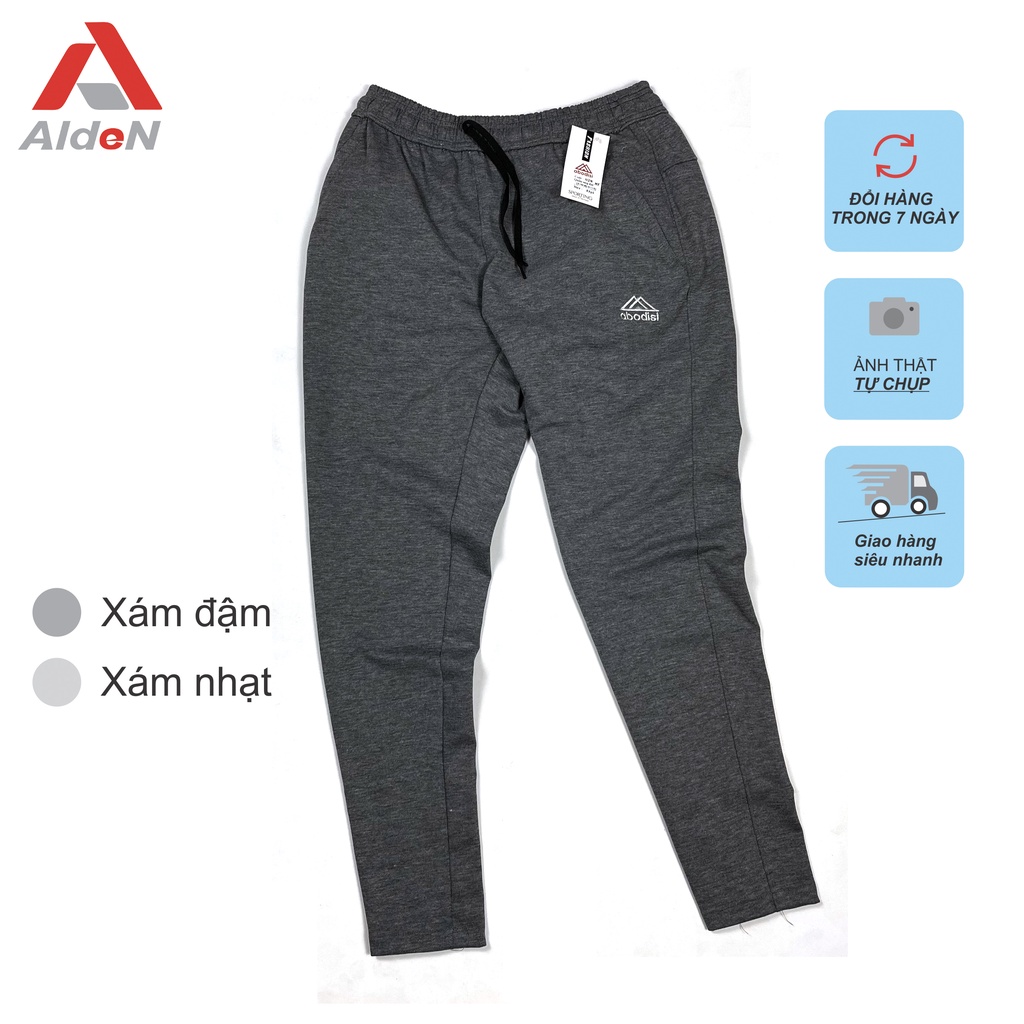 Quần nỉ ống rộng, quần nỉ ống suông nam mặc ấm mùa đông - chất nỉ ong đẹp-ALHH003