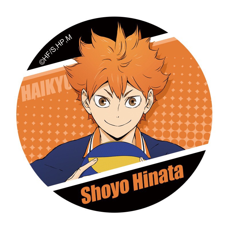 Huy hiệu cài áo IN HÌNH Haikyuu! Vua bóng chuyền anime chibi dễ thương tiện lợi m1