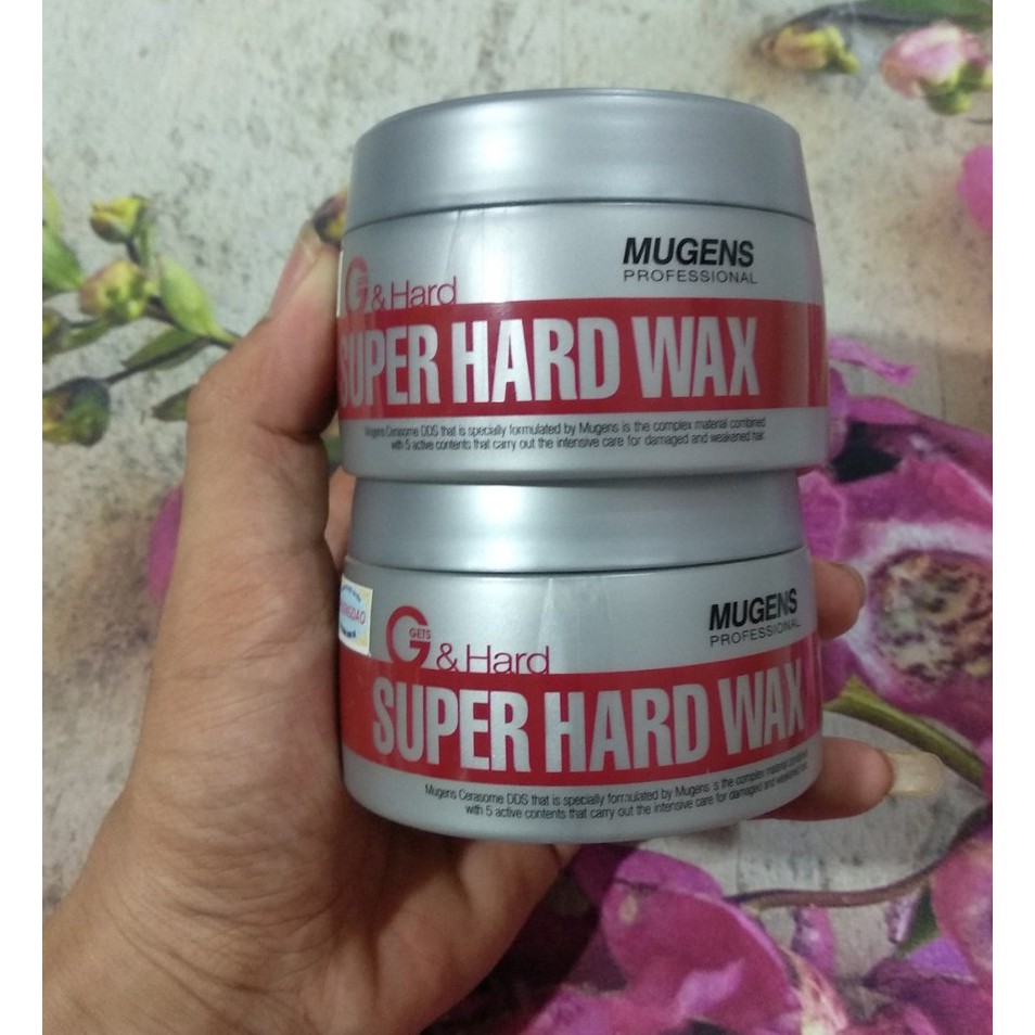 (hàng chính hãng) Sáp Vuốt Tóc Siêu Cứng Mugens Super Hard Wax Sản Phẩm đặc biệt cho tóc nam tạo kiểu