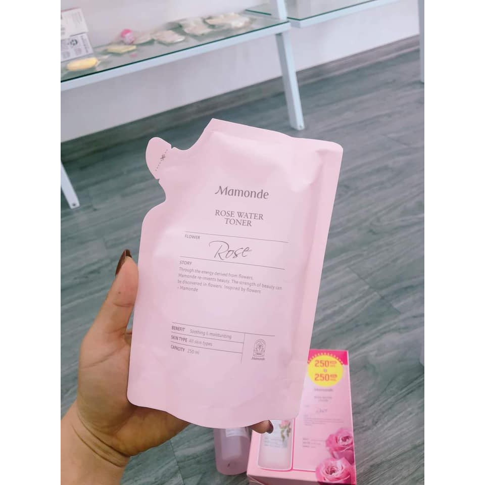 Nước Hoa Hồng Rose Water Toner Mamonde 250ml