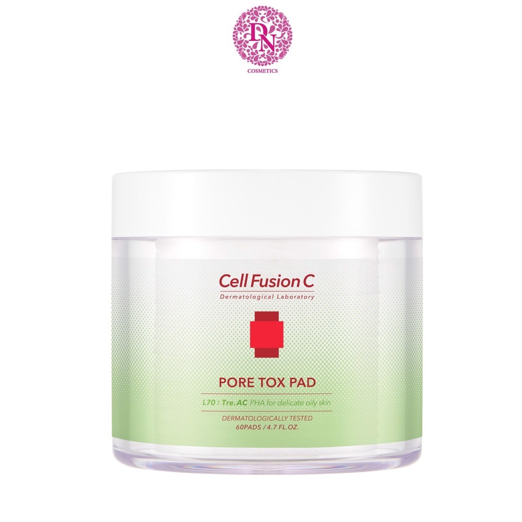 Bông se khít lỗ chân lông Cell Fusion C Pore Tox Pad Hộp 60 Miếng