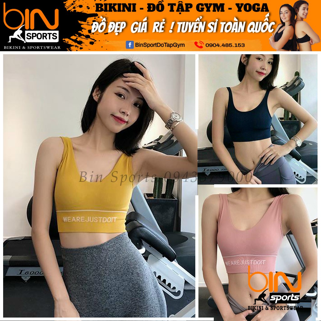 Aó Bra Tập Gym Yoga Thể Thao Bin Sports A130