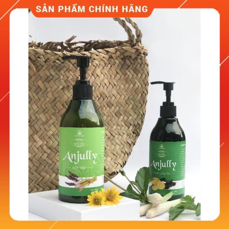 Hàng Cao Cấp Dầu Xả Organic Anjully Tóc Mượt Tự Nhiên Không Gây Bít Tắc