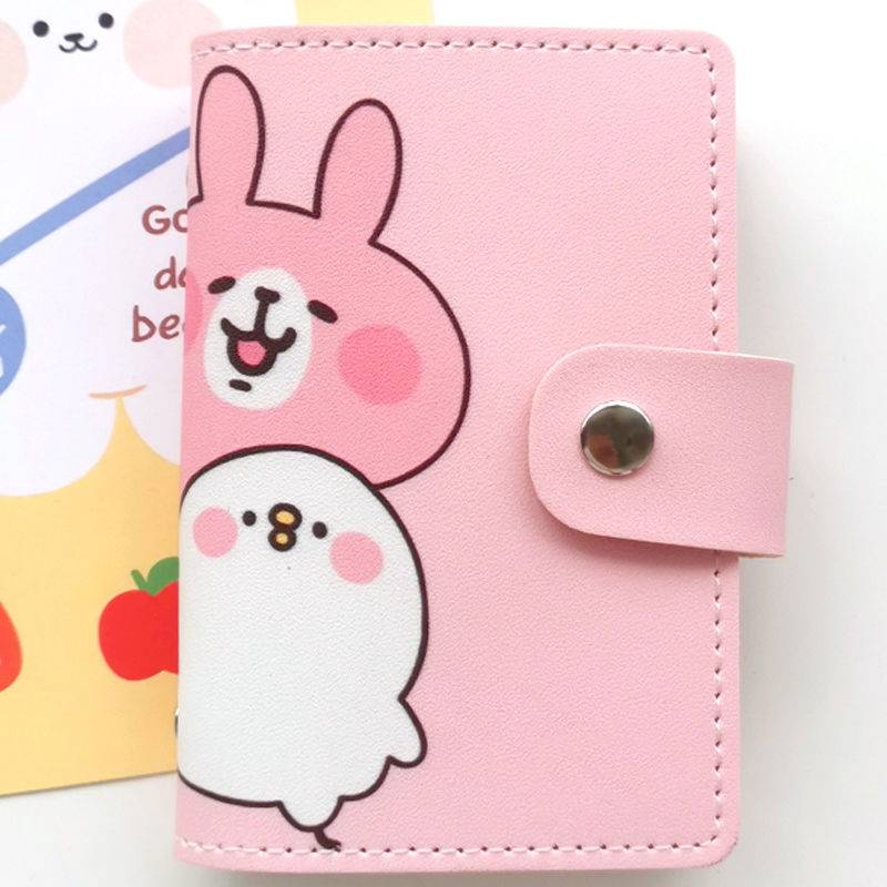 Ví đựng thẻ mini siêu mỏng nhiều ngăn thời trang Hàn Quốc đáng yêu cho nữ