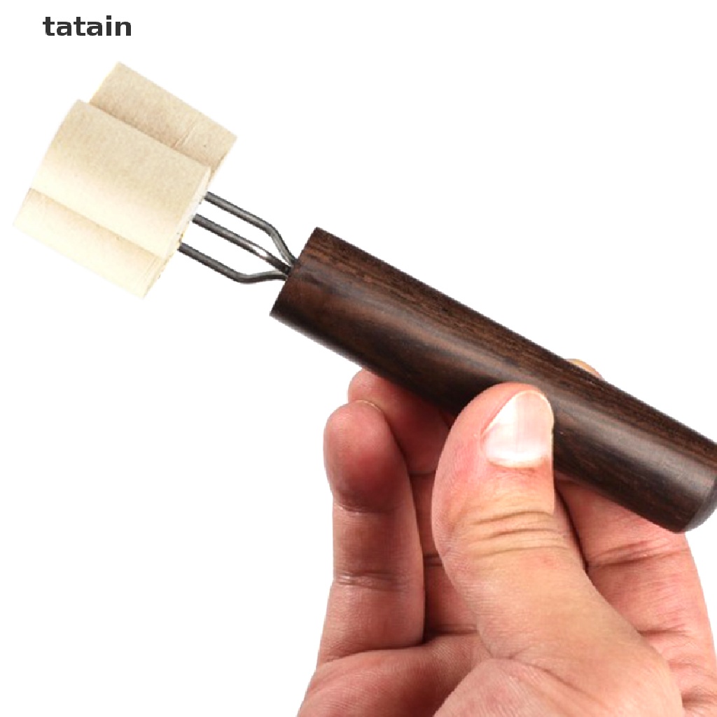 [TAT] 1pc Therapy Moxa Roll Extender Moxibustion Extender Tool Wood Handle Moxa Roll CVX