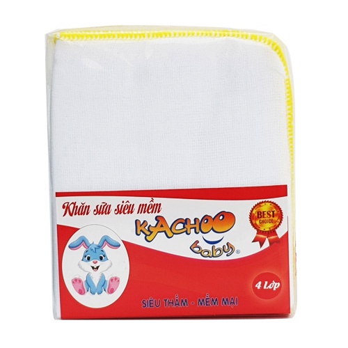 Bịch 10 khăn sữa SIÊU MỀM cho bé, khăn xuất Nhật 100% cotton mềm mại 3 lớp/4 lớp